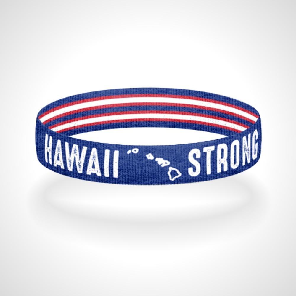 Reversible Hawaii Strong Wristband Bracelet